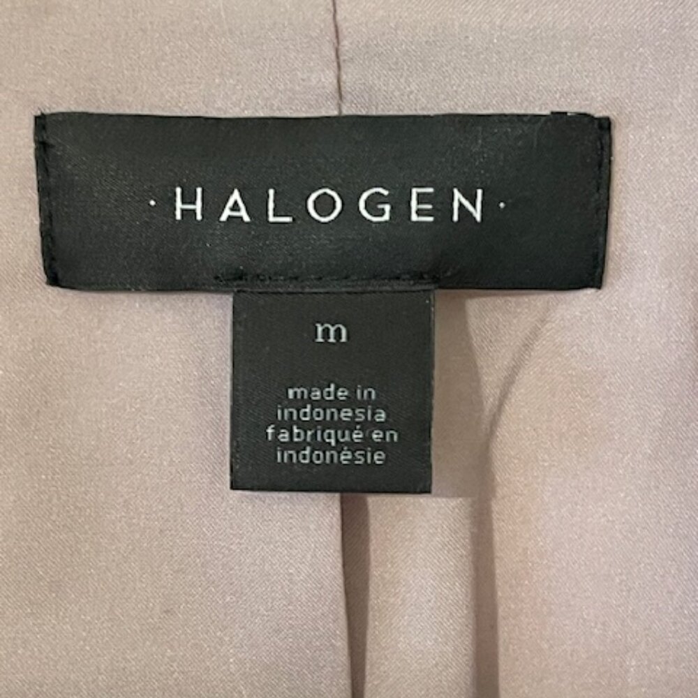 Halogen Mauve Faux Leather/Pleather Blazer - Size M - Picture 4 of 4
